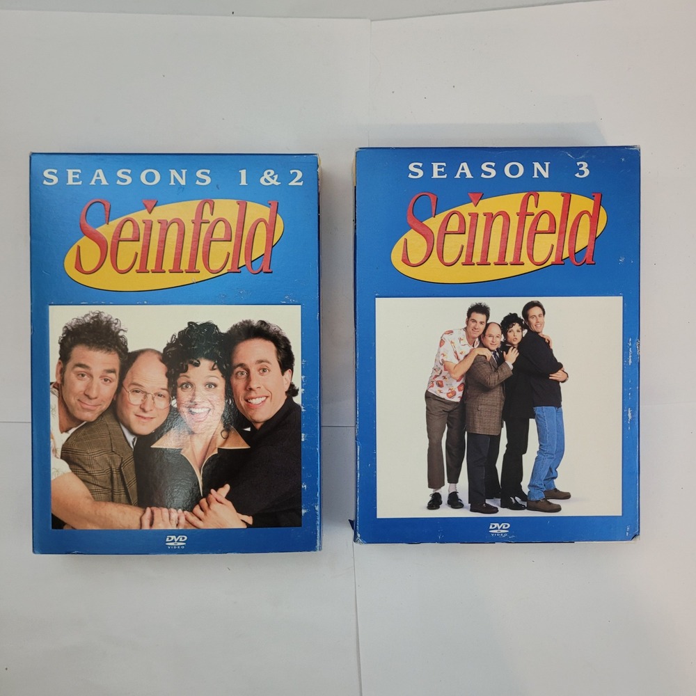 Sony Seinfeld DVD Box Set Seasons 1 2 & 3 Comedy Sitcom Collection | 40 Episodes